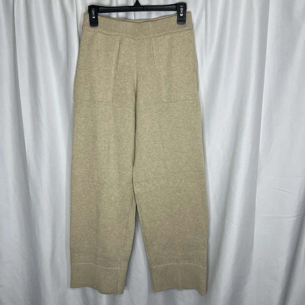 Free People Beach Solar Sweater 2 Piece Set Size S Beige Casual Comfy